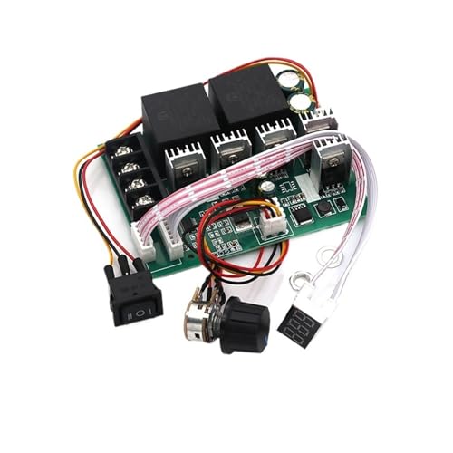 Contrôleur PWM Liludin DC 10-50V 40A pour inverser le sens de rotation d'un moteur 24V 36V