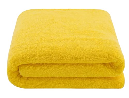 American Soft Linen Übergroßes Badetuch für Badezimmer, 600 g/m², 100% Baumwolle, türkisches Jumbo-Badetuch für Erwachsene, 101,6 x 203… – Ansicht 6