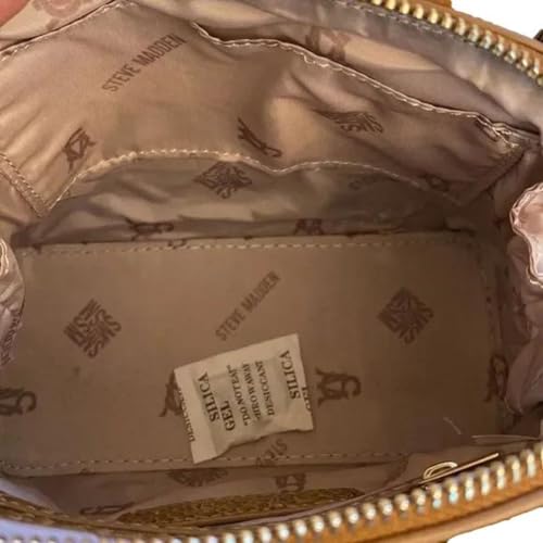 Steve Madden BHOPE Mini Sized Dome Cognac Crocodile roc Embossed Faux Leather Top Handle Mini Size Handbag Crossbody Shoulder Bag4