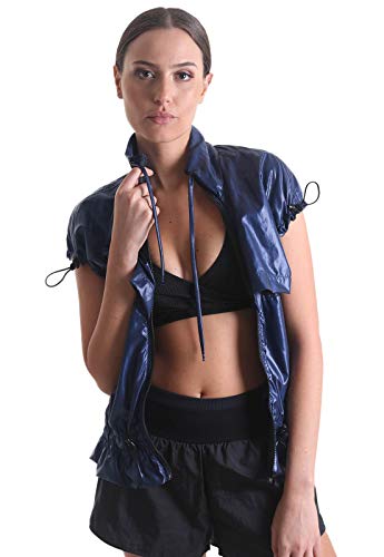 Colete com Sobreposição e Ajustes na Manga PPOETA - Azul - G