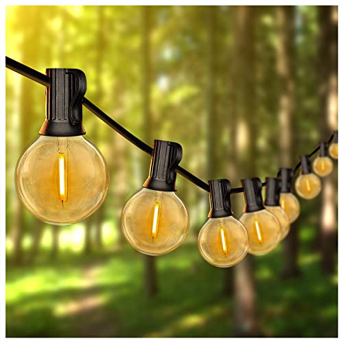 Daybetter 100Ft Outdoor String Lights Waterproof, G40 Globe Led Patio Luces With 50 Edison Vintage Bulbs, Connectable Outdoor Decor For Yard Porch Bistro #TOP17