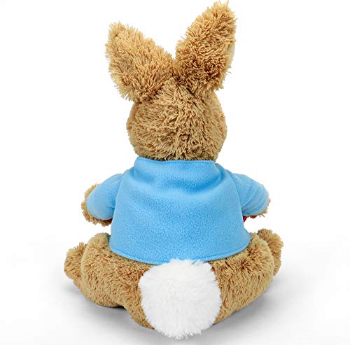 GUND Beatrix Potter Animated Peek-a-Boo Peter Rabbit Sound and Motion Plush Stuffed Animal, 10\"