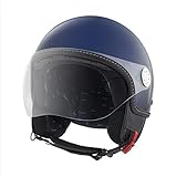  Casco jet Vespa Visor 3.0 – blu metallizzato 289A