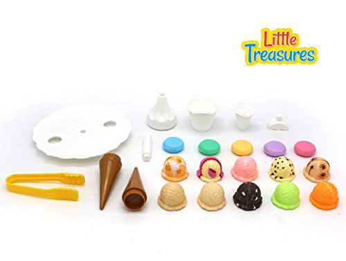 Little Treasures Tower Plus Stacking Ice Cream Balance Game with 29 pcs Fun Toy Set - Thumbnail 4