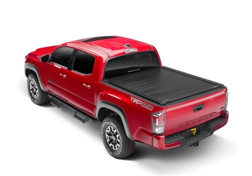 RetraxPRO XR retractable tonneau cover with T-slot rack mounts
