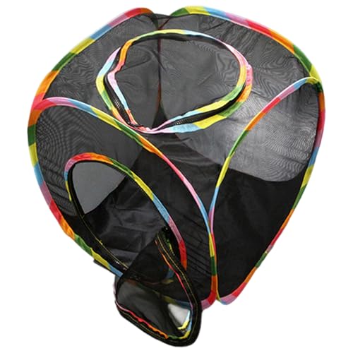Xoeryoy Cat Cube 16x15x16in Foldable Mesh Pet Cube Ventilated Pet Playhouse for Puppy Kitten Bunny Outdoor Indoor Fun