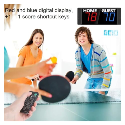 Tableau d'affichage LED électronique portable avec télécommande pour volley-ball - 5