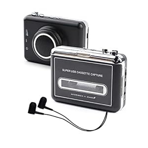 Aktualisierter Kassettenspieler mit externem Lautsprecher – Kassettenbänder auf MP3 Konverter Kassettenkonverter zu…