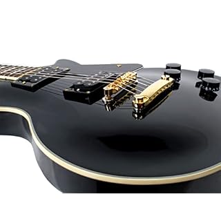 Rocktile Pro L-200BK deluxe guitare électrique - Les Beatles, Paul McCartney, John Lennon, RIngo Starr, George Harrison Rocktile Pro L-200BK deluxe guitare électrique – Image 2