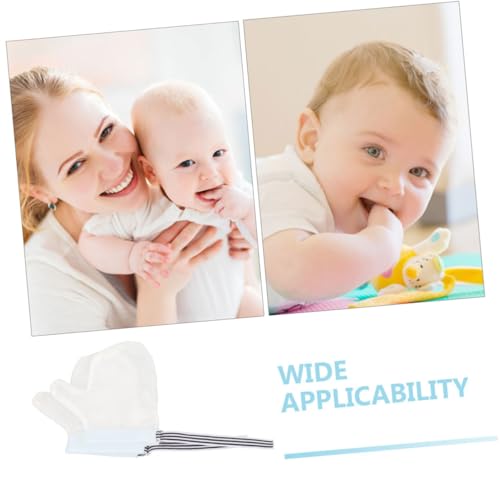 BESPORTBLE Hand Eating Gloves for Boy Girl No Scratch Teething Mittens Newborn Comfortable Nylon Hand Mittens4