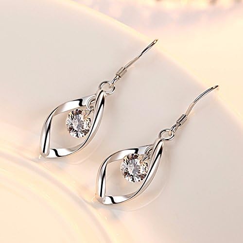 Linear Swirl Wire Earrings For Women dangling Boho Dangle Drop - Image 3
