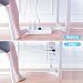 RYCHUI 2 juegos de soportes para placa de alimentación, regleta, soporte de...