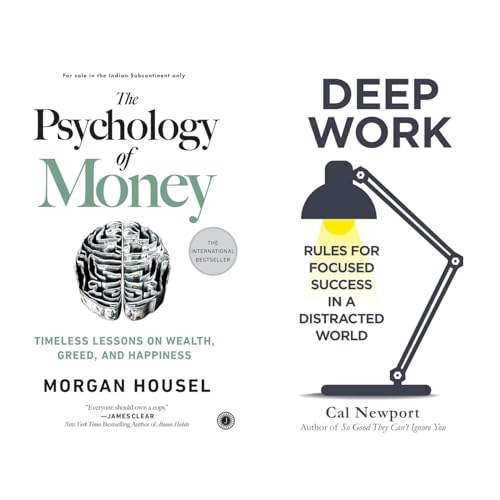 Image of The Psychology of Money & Deep Work Combo (Set of 2 Books) | Powerful Personal Finance, Wealth Mindset & Productivity Mastery Collection | Self-Help & Business Bestseller Paperback