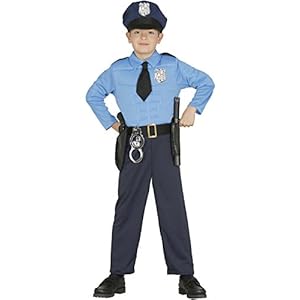 Disfraz de Policía, talla 3-4 años