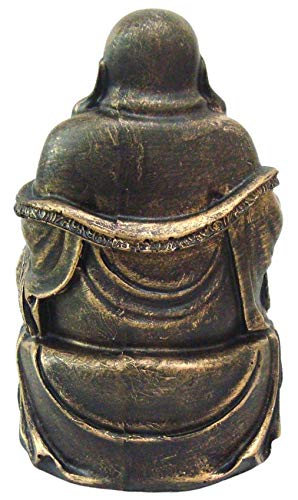 Buda Chines Flor De Lotos Resina 17 cm + Incenso