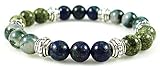 DIABETES REGULATOR 8mm Crystal Healing Gemstone Intention Bracelet
