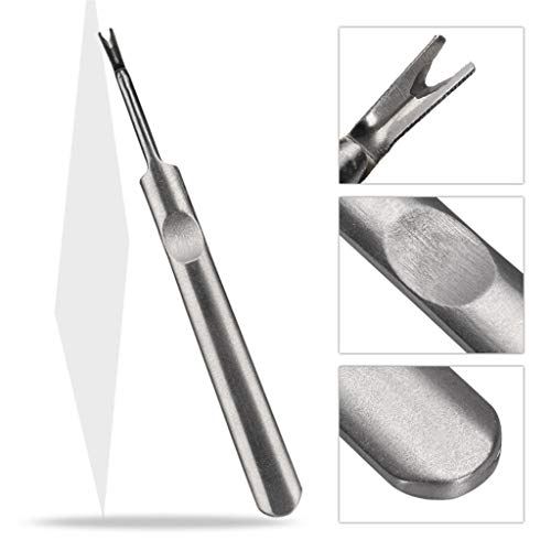 2 Stk Premium Nagelhautschieber Spatel Pusher, Edelstahl – Bild 8