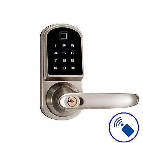 Preisvergleich Produktbild DMZH Intelligentes Türschloss, Aus Hochwertigem Zink-Legierung Material Sicher Und Umweltfreundlich Langlebig APP Fernzugriff Passwortsperre Für Die Sicherheit Ihres Hauses