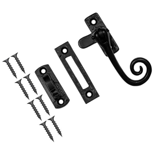 TERF®115mm Heavy Duty Antique Black Window Casement Fastener Style 115mm Including Fixing Screw - Pack of 1