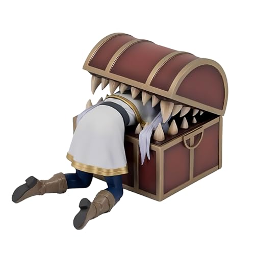 Frieren Anime Figura 10 cm PVC Estatua Cofre del Tesoro Figuras Modelo Hogar Oficina Decoración para los fans del anime