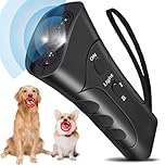 Anti Barking Device Ultrasonic Dog Deterrent Control Ultra Sonic Bark Deterrents Stop Waterproof Outdoor Corrector Devices 3 in 1 Frequencies Bark Guard Mod Trainer Stopper For Small Medium Large Dogs