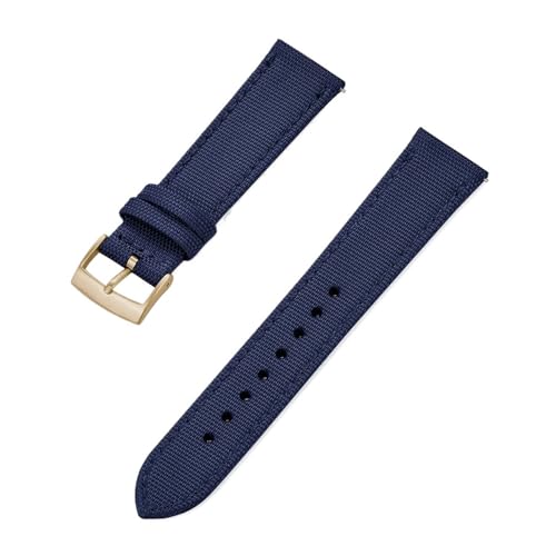 Bracelet de montre en toile de nylon et cuir pour le sport et le bureau