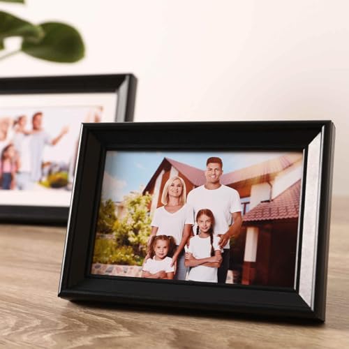 Image of HARFINGTON 100Pcs Picture Frame Backing Hardware Clips with 100Pcs Screws Photo Frame Turn Button Fasteners Picture Turn Backing Clips for Craft Hanging Pictures, Black