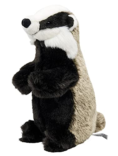 Uni-Toys - Tejón, de pie - 28 cm (altura) - Animal del bosque - Peluche de peluche.