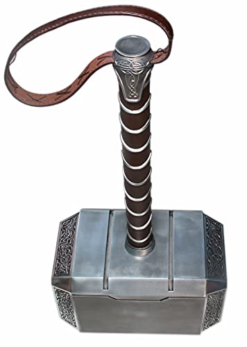 Consejos para Comprar Martillo thor los 5 mejores. 43 win-win business Avengers Version 2.0 Thors Mjolnir Cosplay Martillo de metal para adultos 1:1 accesorios reales