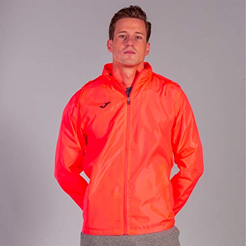 Joma Giacca Antipioggia Con Cappuccio, 6XS Alla 3XL - Impermeabile Antivento Con Tasche Laterali E Polsini Elasticizzati - Iris - 2