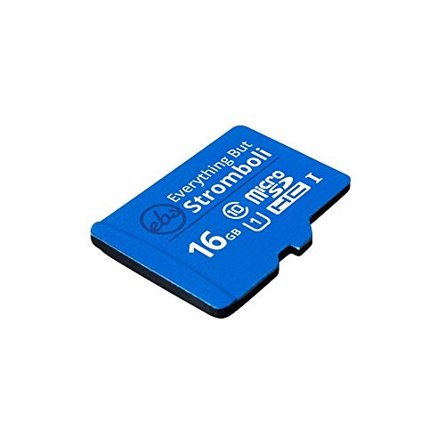 Everything But Stromboli 16GB MicroSD Cartão de Memória Plus Adapter, Classe 10, U1, UHS-1, Micro SD