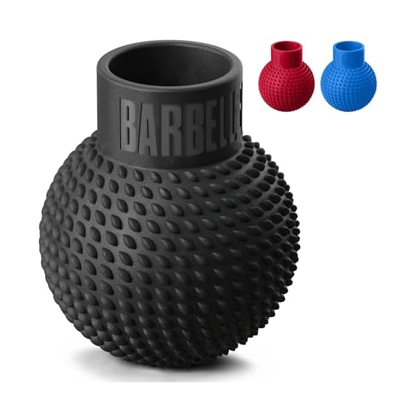 Landmine Attachment for Barbell – Natural Rubber T-Bar Row & Press Landmine Base – Fits 2” Olympic Bars, 360° Rotation for Strength, Squats & Deadlifts