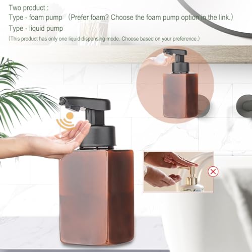 Rejomiik Automatic Soap Dispenser Touchless Hand Soap Dispenser Electric Soap Dispenser For Bathroom Kitchen Dish Soap thumb #1