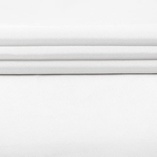 River Dream White Fabric Shower Curtain Or Liner With Sheer Window, No Snap In Liner Needed,Machine Washable,71 X 74 Inches #TOP3