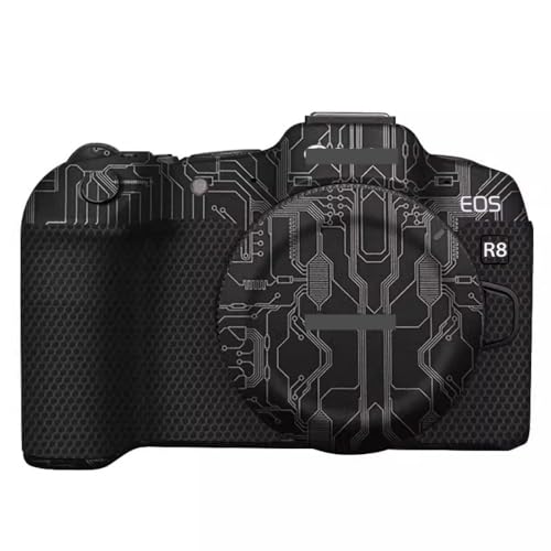 Protection vinyle Canon EOS R8 skin premium Circuit Titanium