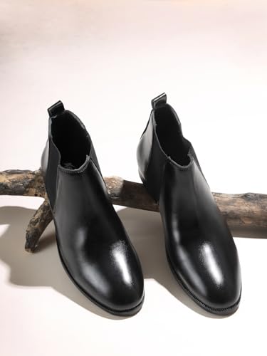 Image of Men's Slip On Fashion Chelsea Boots | High Tops, Soft Cushioned Insole, Comfortable Fit, Trendy, Stylish Boots