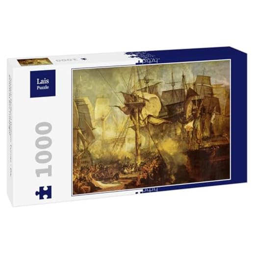 Lais pussel Joseph Mallord William Turner – slaget vid Trafalgar 1 000 stycken