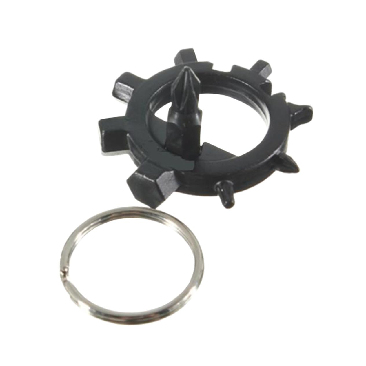 BRIGHTFUFU Stainless Steel Octopus Repair Tool Multi-Functional Screwdriver Key Chain Accessory Ideal for Bike Snowboard Toys