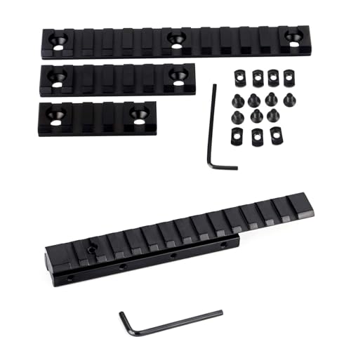 Rail de conversion 11mm vers Picatinny avec rails additionnels pour garde-main FOCUHUNTER