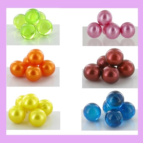 50 Perles de Bain rondes aux parfums variés pour le soin du corps
