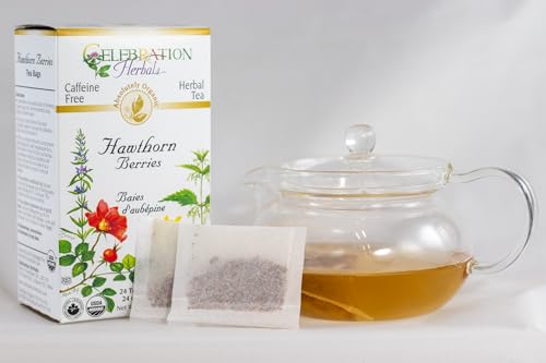 Celebration Herbals Organic Hawthorne Berries Tea Bags 24 Count - Thumbnail 3