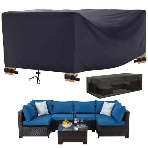 Housse de protection pour ensembles de table et canape de jardin - 2