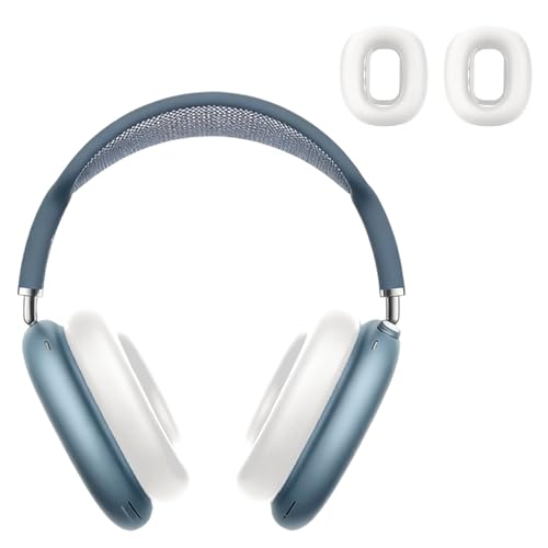 For Airpods Max 2 �C���[�J�b�v �J�o�[ �yHUKWIMO�z ���R��h�~ �򉻖h�~ �h�o �����h�~ ���h�~ ���􂢉\ [�z���C�g]