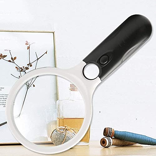 Loupe de lecture 20x avec lumières LED intégrées pour observation de précision - 4