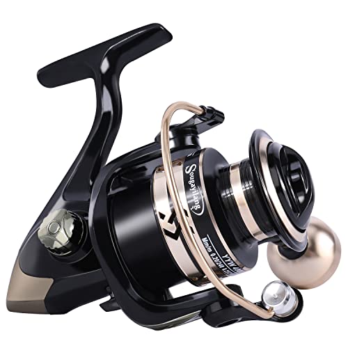 Image of Sougayilang Spinning Reels Light Weight Ultra Smooth Powerful Fishing Reels-Golden-1000