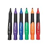 Staples 891794 DuraMark Permanent Markers Chisel Point Assorted 6/Pack (19154)