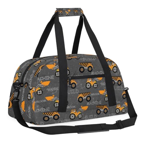 Sinsenma Kinder Seesack Baufahrzeug Sporttasche