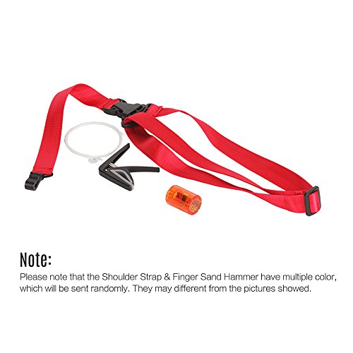 KKmoon Ukulele Ukelele Conjunto de acessórios para guitarra havaiana, incluindo metrônomo dedo marte