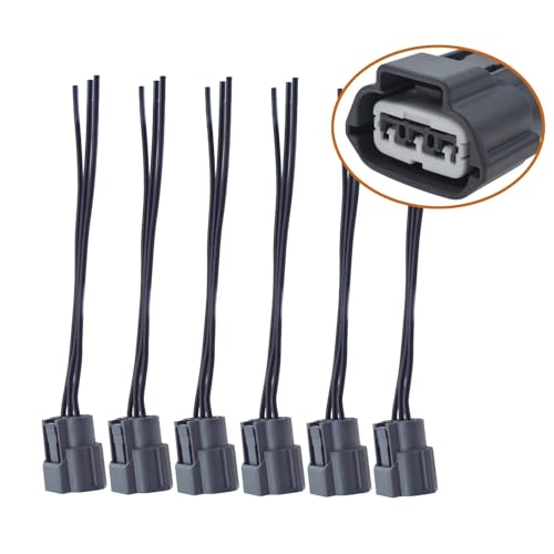 Arnés de cableado para conector de bobina de encendido J48817102 de 6 piezas 3