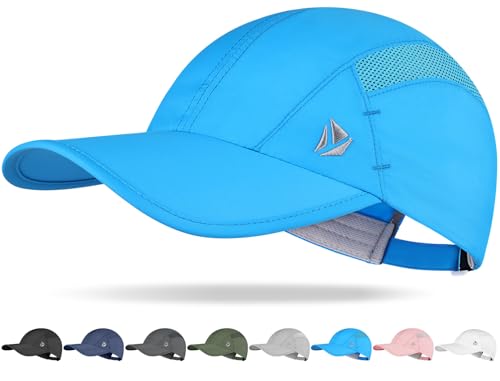 Image of YANIKY Quick-Dry Running Hat for Men & Women Cooling Hat UPF 50+ Thin Baseball Cap Lightweight Breathable Mesh Sport Hats